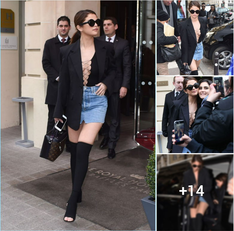 “Oops! Selena Gomez’s Paris Fashion Week Outfit Mishap: A Lesson on What NOT to Wear”
