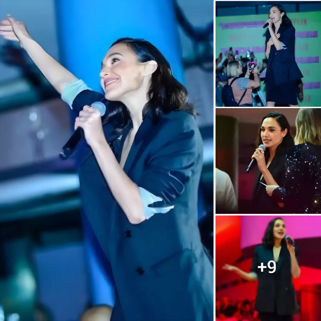 “Confident and Chic: Gal Gadot’s Showstopping Black Suit and Speech at the Bienal of Ibirapuera”