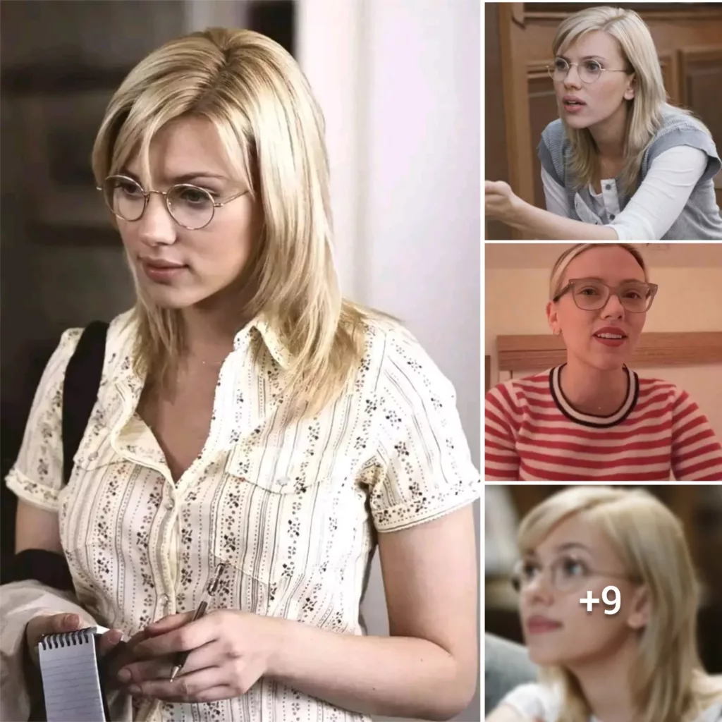 “Specs on Scarlett: How Glasses Enhance the Unmatched Beauty of Johansson”