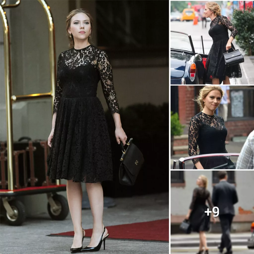 Scarlett Johansson dazzles in Dolce and Gabbana ad shoot on the streets of NYC